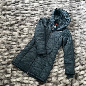 Columbia Omni-heat long hooded jacket
